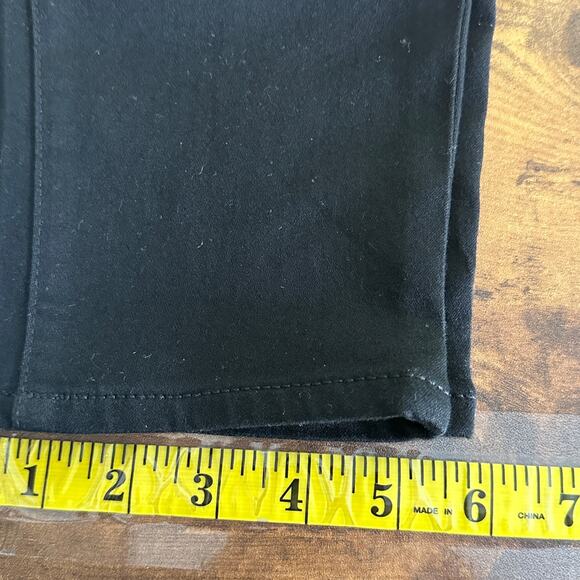 NWT Calvin Klein Skinny Jeans Size 10 Regular Dark Black Emo Goth Punk Grunge - Picture 6 of 8